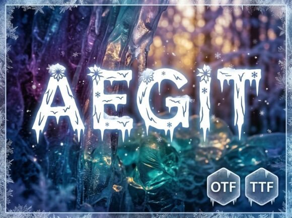 Aegit: A Decorative Font That Turns Craft Designs into Centerpieces