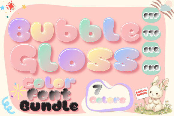 Bubble Gloss Font: Adding Shine to Editorial Design