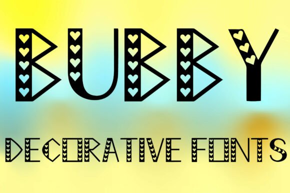 Bubby Font: Charming Decorative Type for Creative Projects