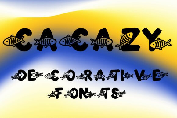 Cacazy Font: Playful Decorative Type for Crafts