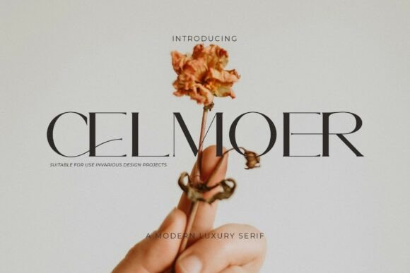 Celmoer Font Review: A Modern Luxury Serif for Branding