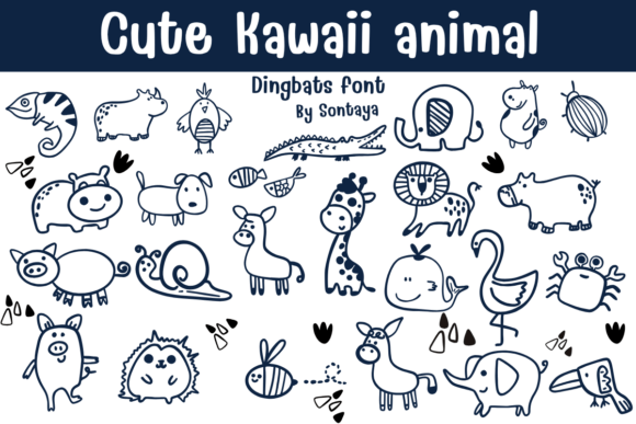 Cute Kawaii Animal Font Review for Makers