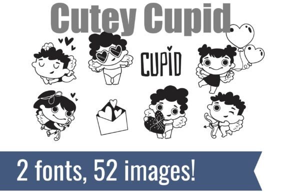 Cutey Cupid Font: Charming Dingbats for Business Branding