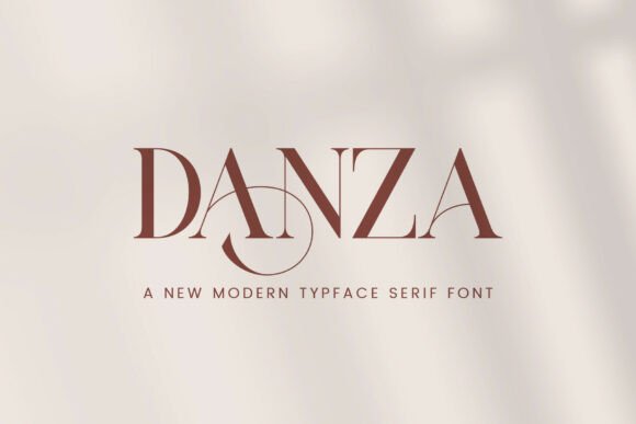 Danza: A Modern Serif Font for Crafters and Product Designers
