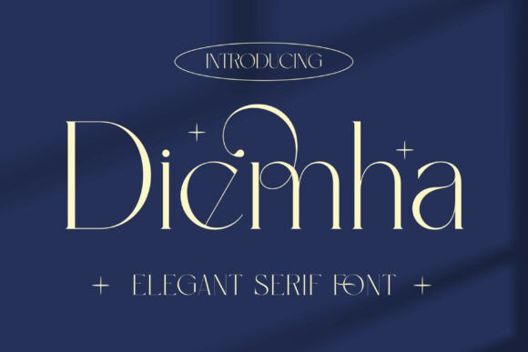 Diemha Font: Elevating Brand Identity with Celestial Serif Elegance