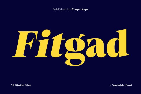 Fitgad Font: High-Performance Serif for Digital Marketing