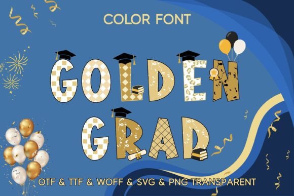 Golden Grad Font for Editorial Design and Publishing