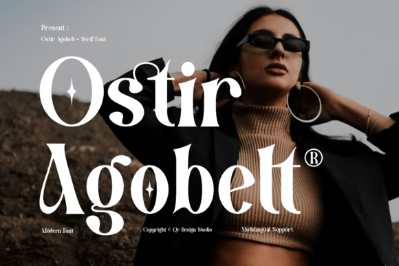 How Ostir Agobelt Elevates Small Business Branding with Sophisticated Serif Style