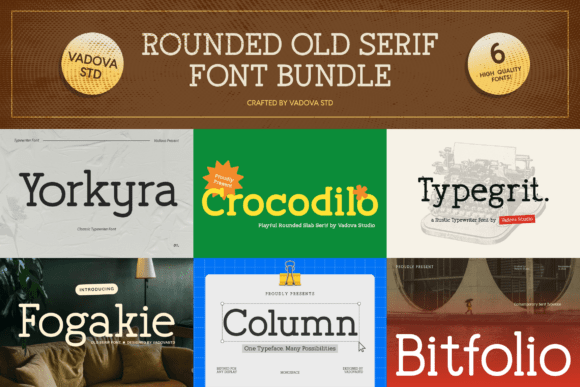 How Rounded Old Serif Font Bundle Elevates Vintage-Inspired Web Design