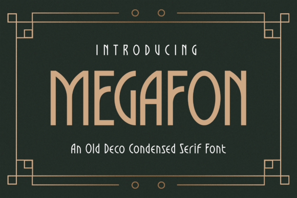 Megafon: A Vintage-Inspired Serif Font for Bold Branding Projects