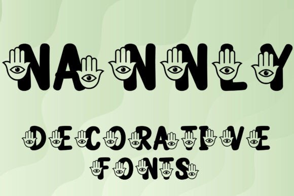 Nannly Font: Mystical Decorative Typography