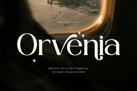 Orvenia Font: Elevating Campaign Visuals with Retro Serif Style