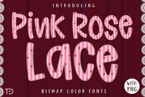 Pink Rose Lace Font Review for Makers