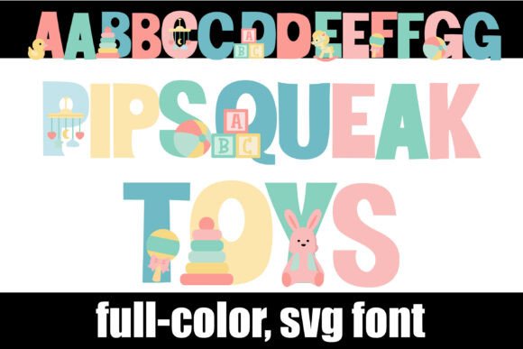 Pipsqueak Toys Font for Playful Handmade Designs