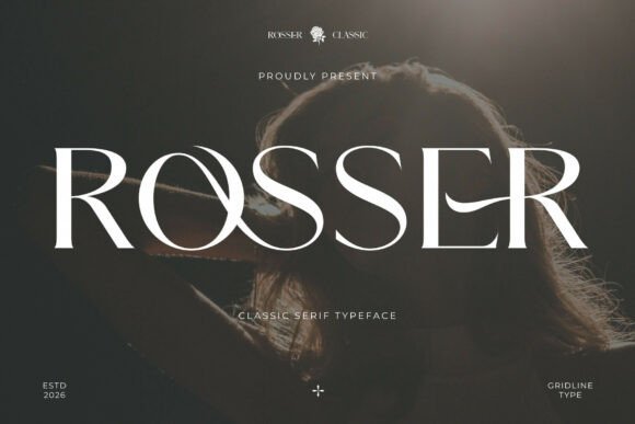 Rosser Font Review: Elevating Luxury Campaign Visuals