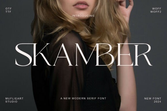 Skamber Font Review: Modern Serif for Editorial Layouts
