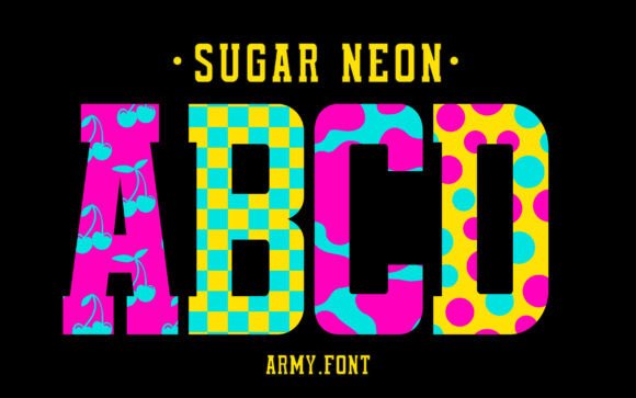 Sugar Neon Font: Elevating Holiday Campaign Visuals